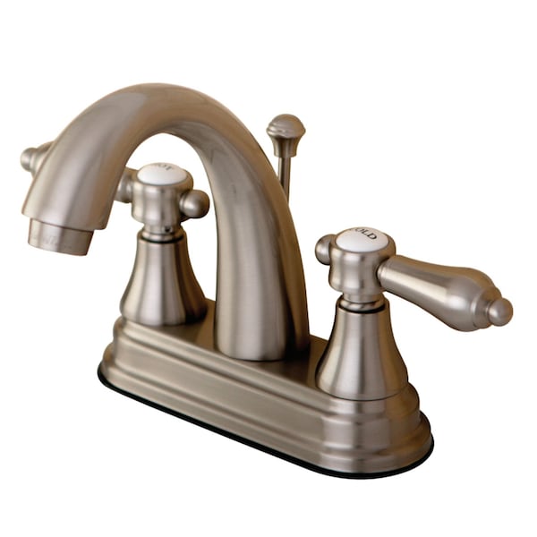 KS7618BAL 4" Centerset Bathroom Faucet, Brushed Nickel
